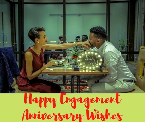 Happy Engagement Anniversary!