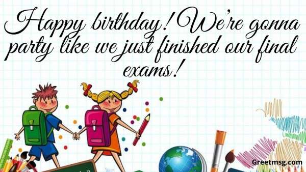 Motivational birthday wishes for students